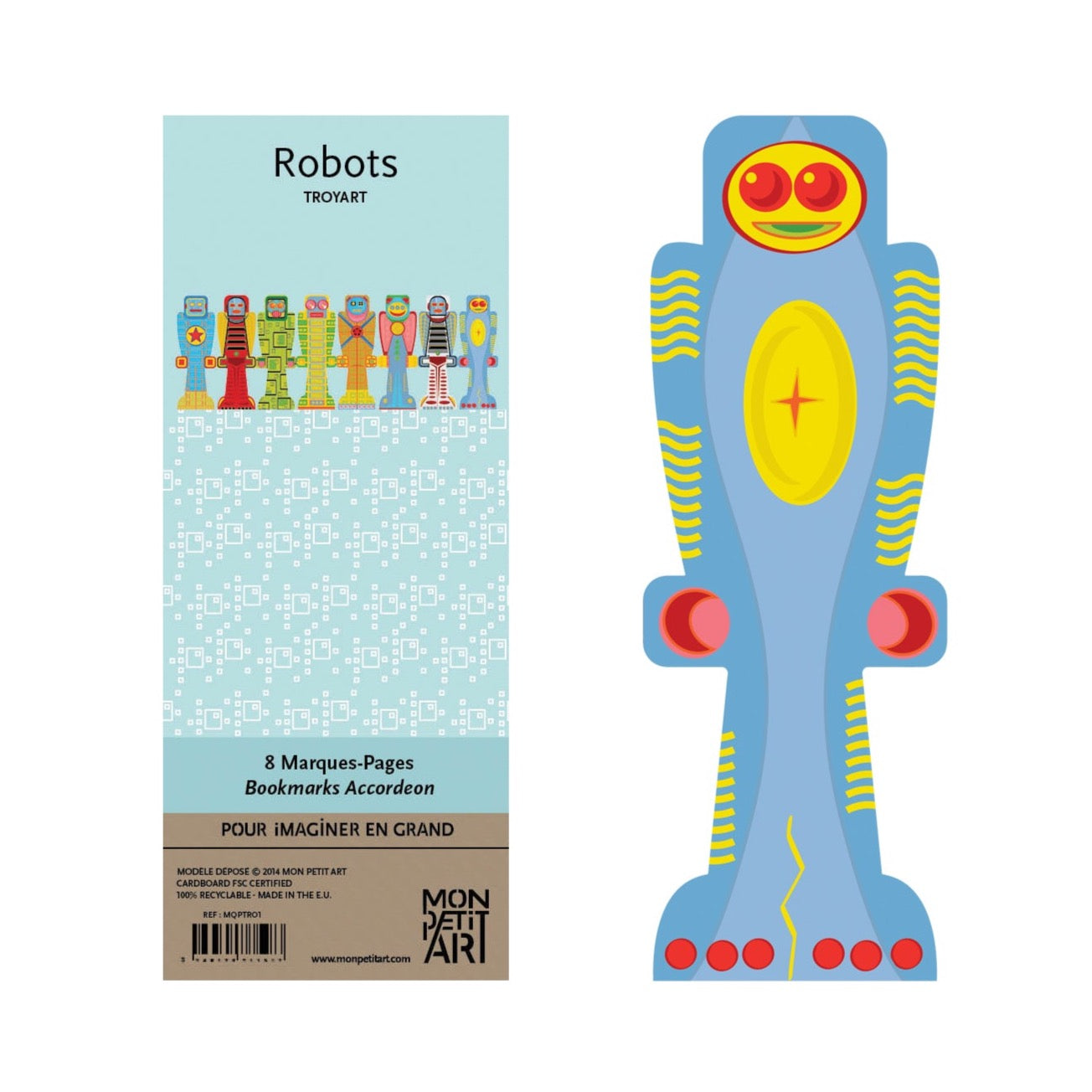 Robot bookmarks - Binky
