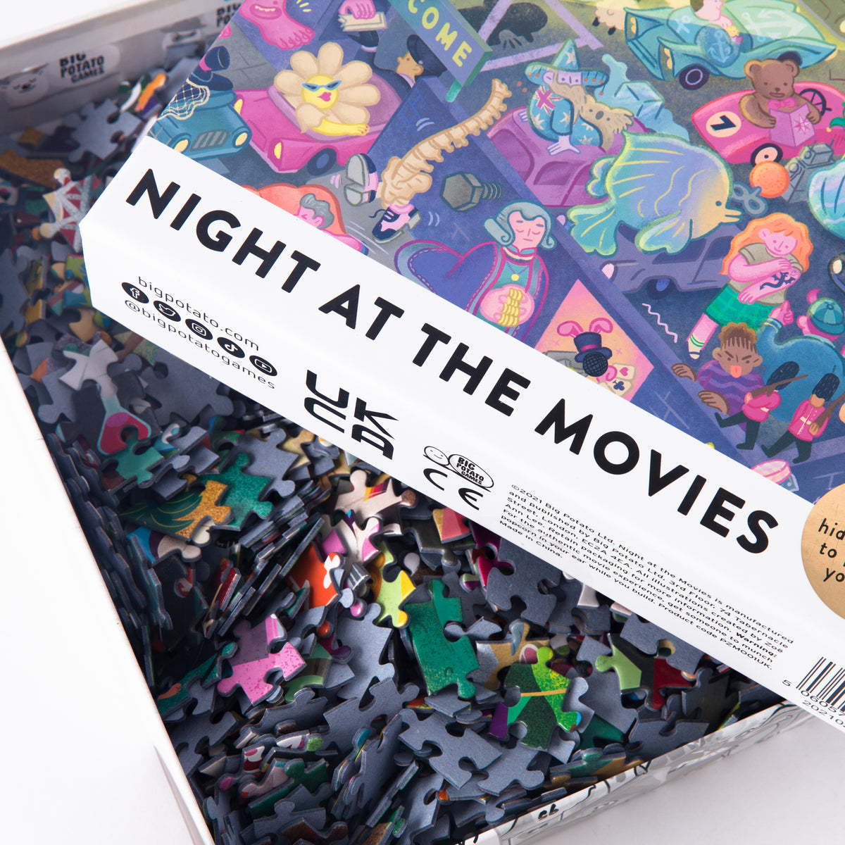 Night at the movies puzzle Binky
