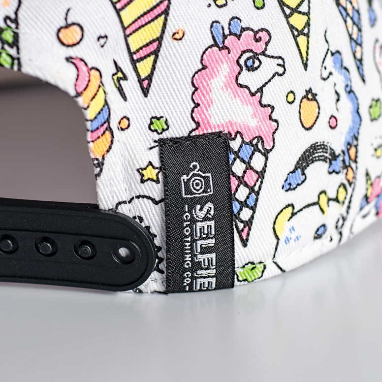 IceKream Unicorn Colour In Snapback Cap - Binky