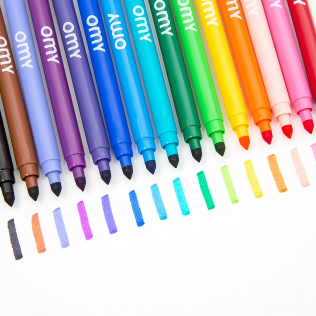 16 Ultra washable felt tip pens - Binky