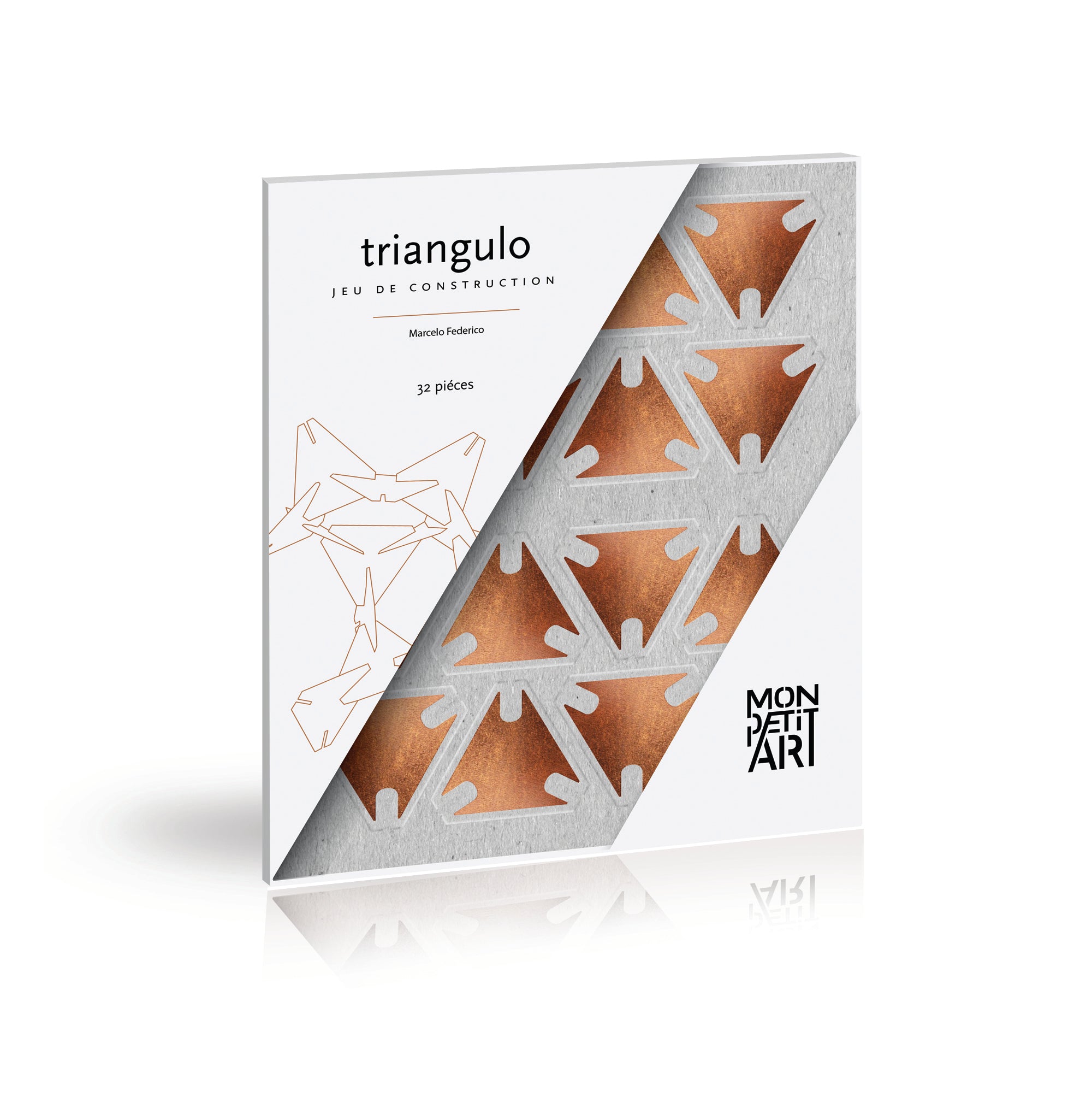 Triangulo ROC - Sculpture to construct - Binky