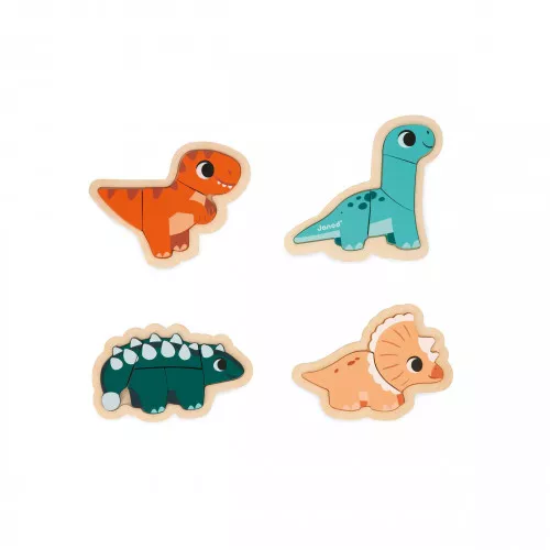 Dino Range - 4 progressive puzzles - Binky