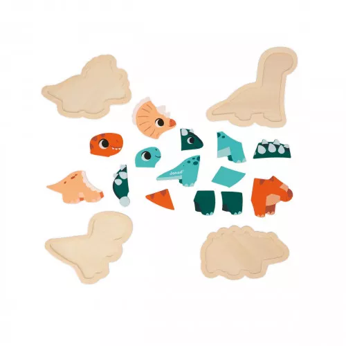 Dino Range - 4 progressive puzzles - Binky