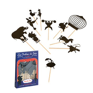 Circus shadows Les petites merveilles - puppet set - Binky