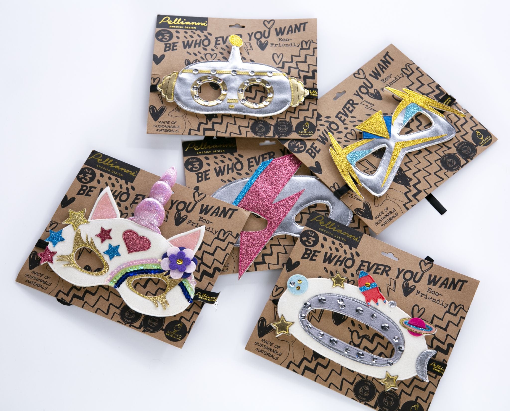 Unicorn Mask, gold - Binky