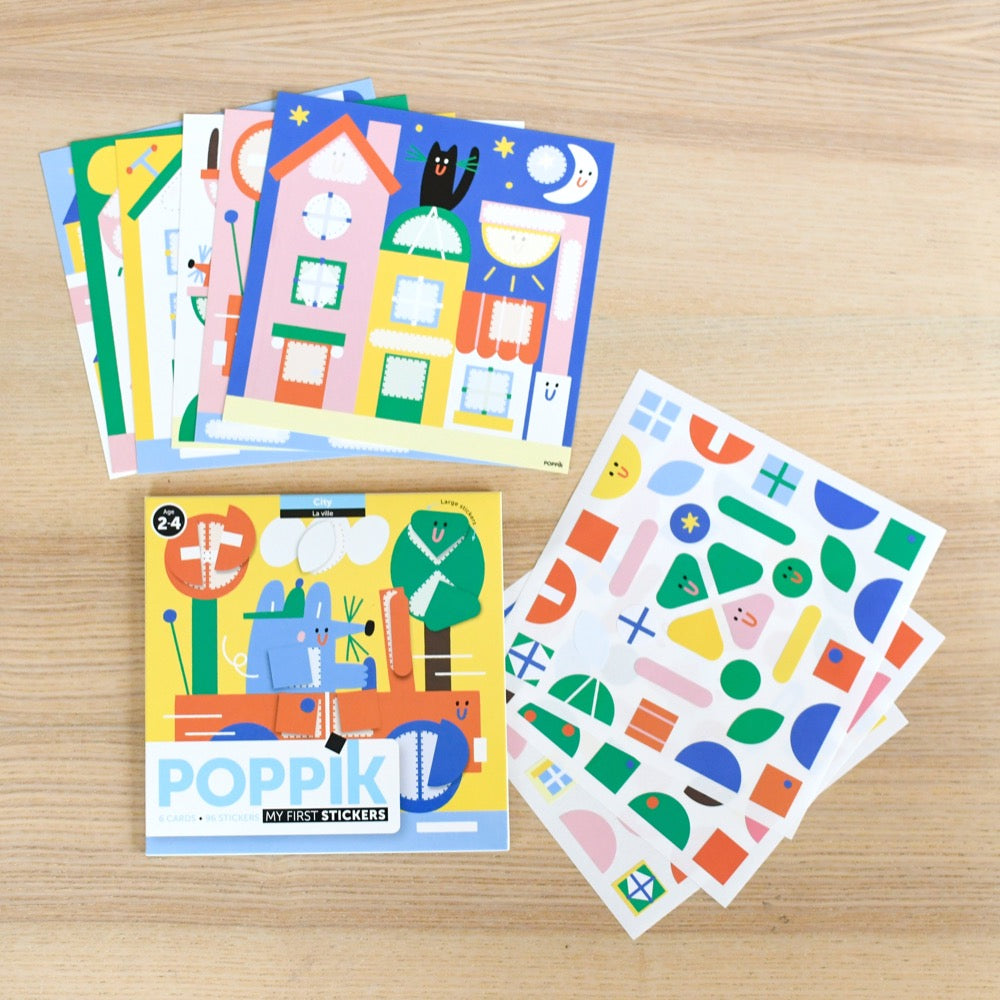My First Sticker Cards - City - Binky